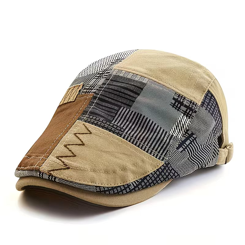 Girma - Breathable Checkered Pattern Beret