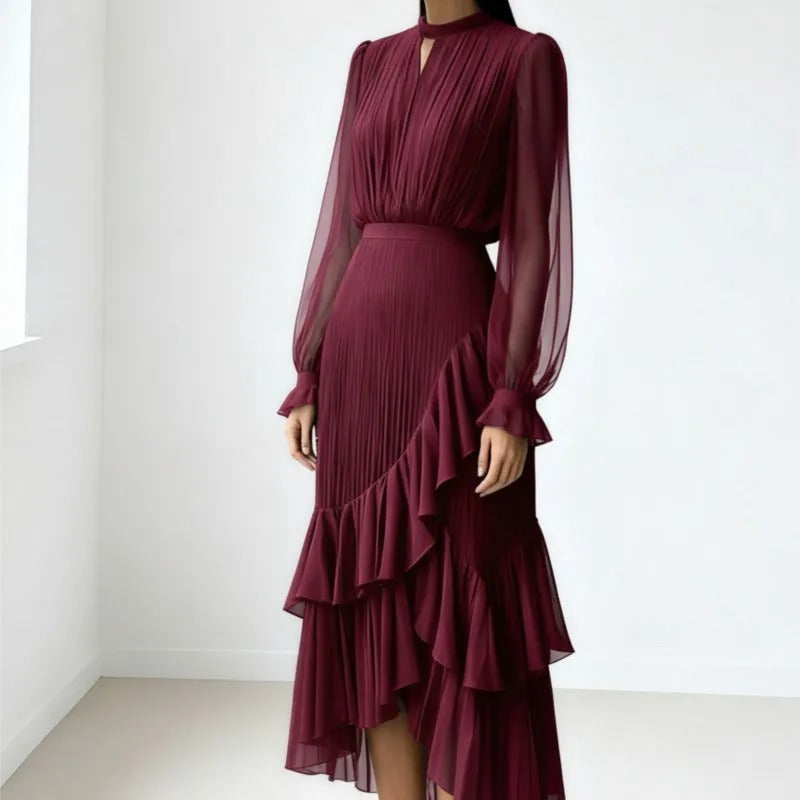 Ilze™ | Elegantā plisētā kleita