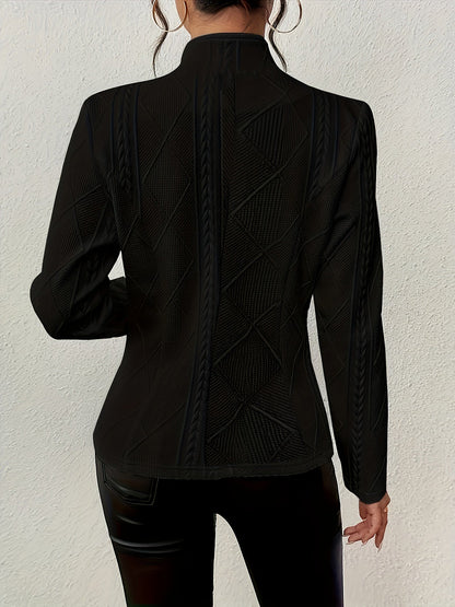 Trim - Textured Fitted Blazer