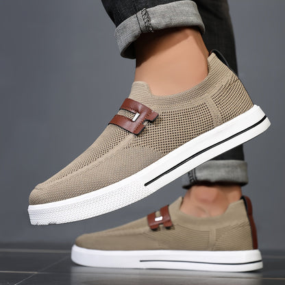 Reina | Mens Knit Slip-On Trainers