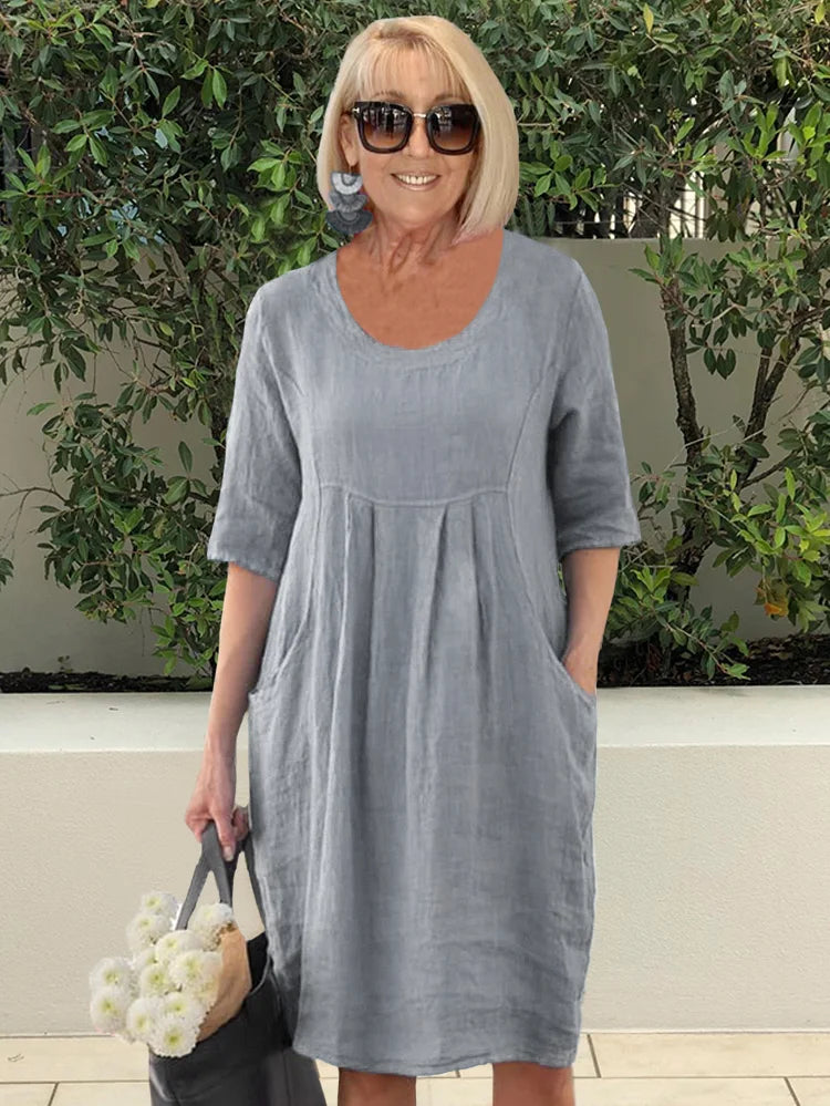 Hanna™ | Oversize kjole med lommer