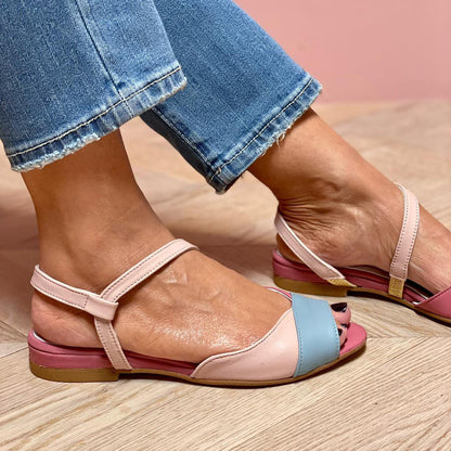 Women's Low Heel Flat Sandals for Walking