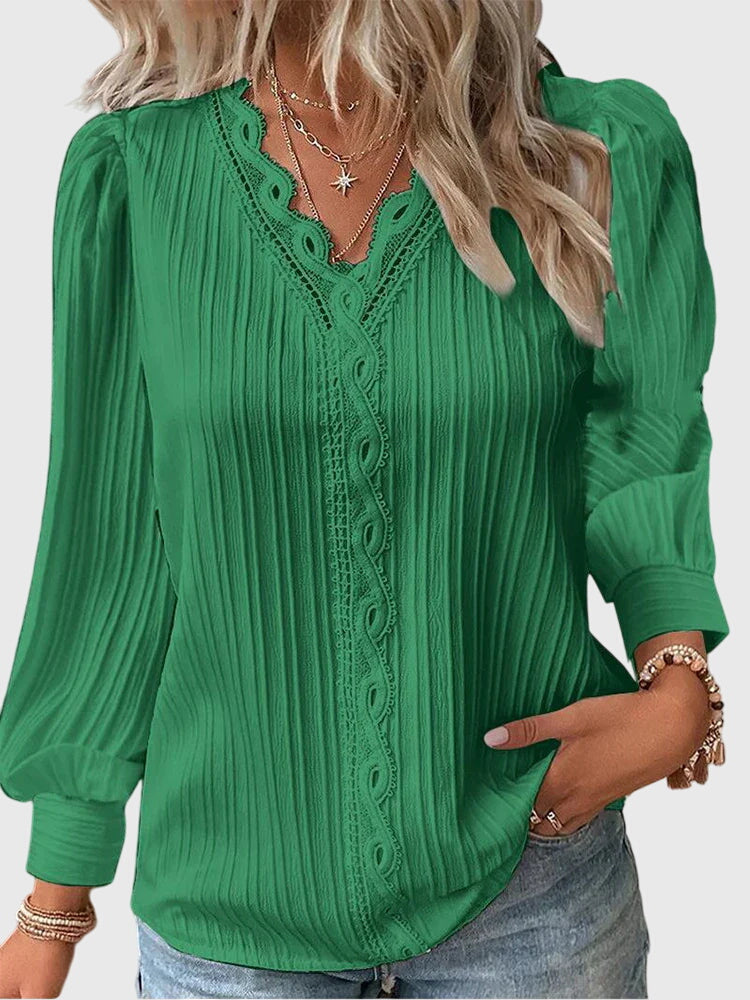 TCF Chic Pullover Blouse - Breathable Fabric Women's Shirt