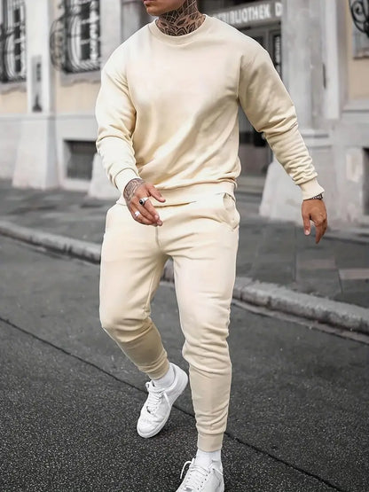 Mand's Joggingpak | timeless Design | Hoogwaardige Materialand | Casual and Sportief