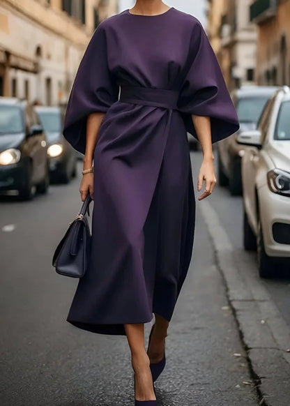 Flowy Belted Maxi Dress | Aurora | Relaxed Elegance