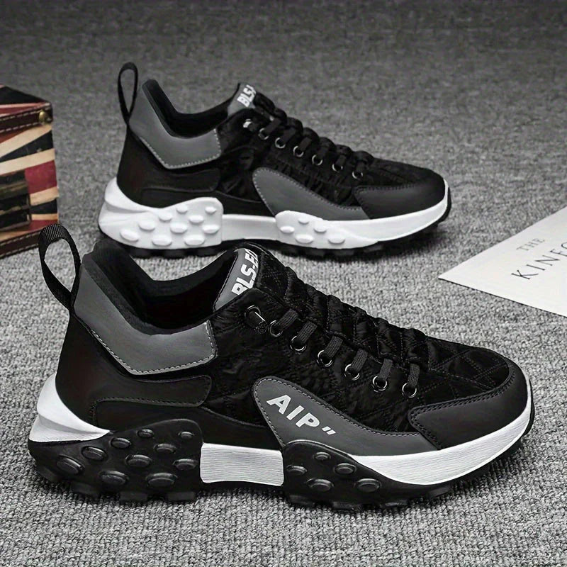 Lenton | Comfortable Breathable Men’s Running Trainers with Air Cushioning and Non-Slip Grip | Running Shoes