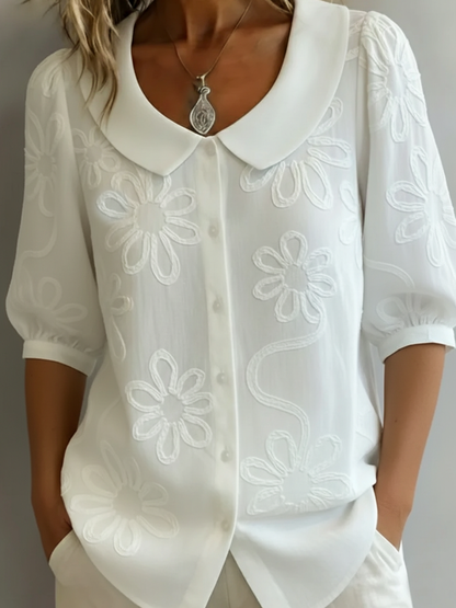 Perina - Blusa floral de tacto suave