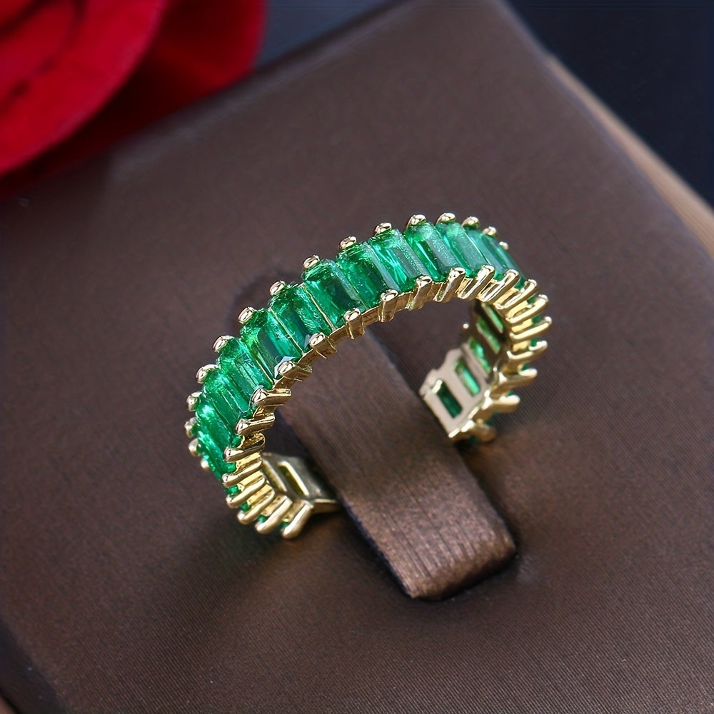 Anello d'Oro e Smeraldo