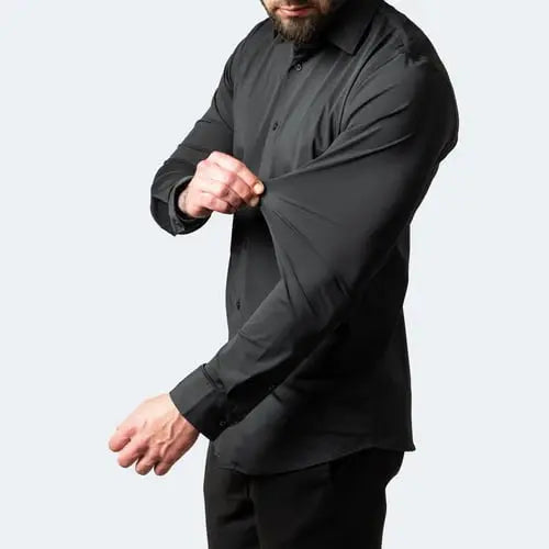 Rafello&Co | Elastisch stretch overhemd Rafello&Co