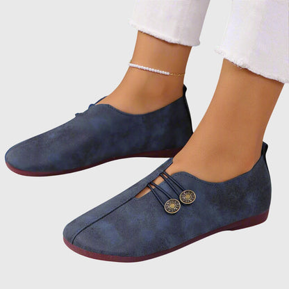 Evelyn | Women Spring casual Slip-On Button flats