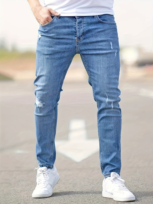 Jeans slim fit hombre estilo urbano moderno – pantalones cómodos casuales
