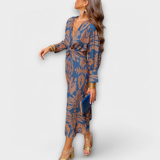 Oriana - Elegante vestito con maniche lunghe