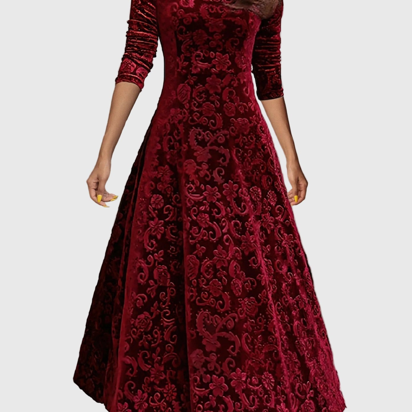 Nancy - Ünnepi Velúr Elegancia Ruha