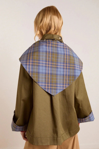 Wendbarer Crop-Trenchcoat – Schicker Lagenlook