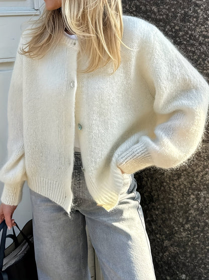 Weicher Kaschmir-Strickcardigan