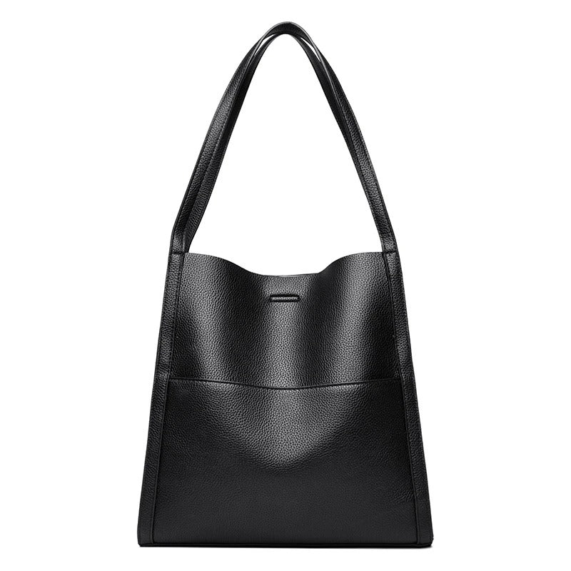 Classic Vegan Leather Crossbody Tote