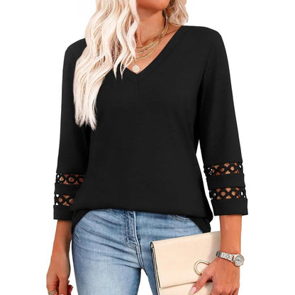 Styli | Chic Casual V-Neck Summer Top