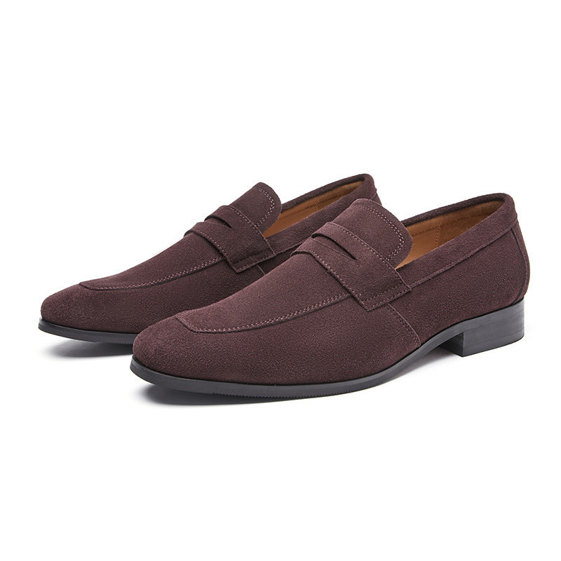 Tom Hollinger | Herren Wildleder Penny Loafer Klassische Slipper Schuhe
