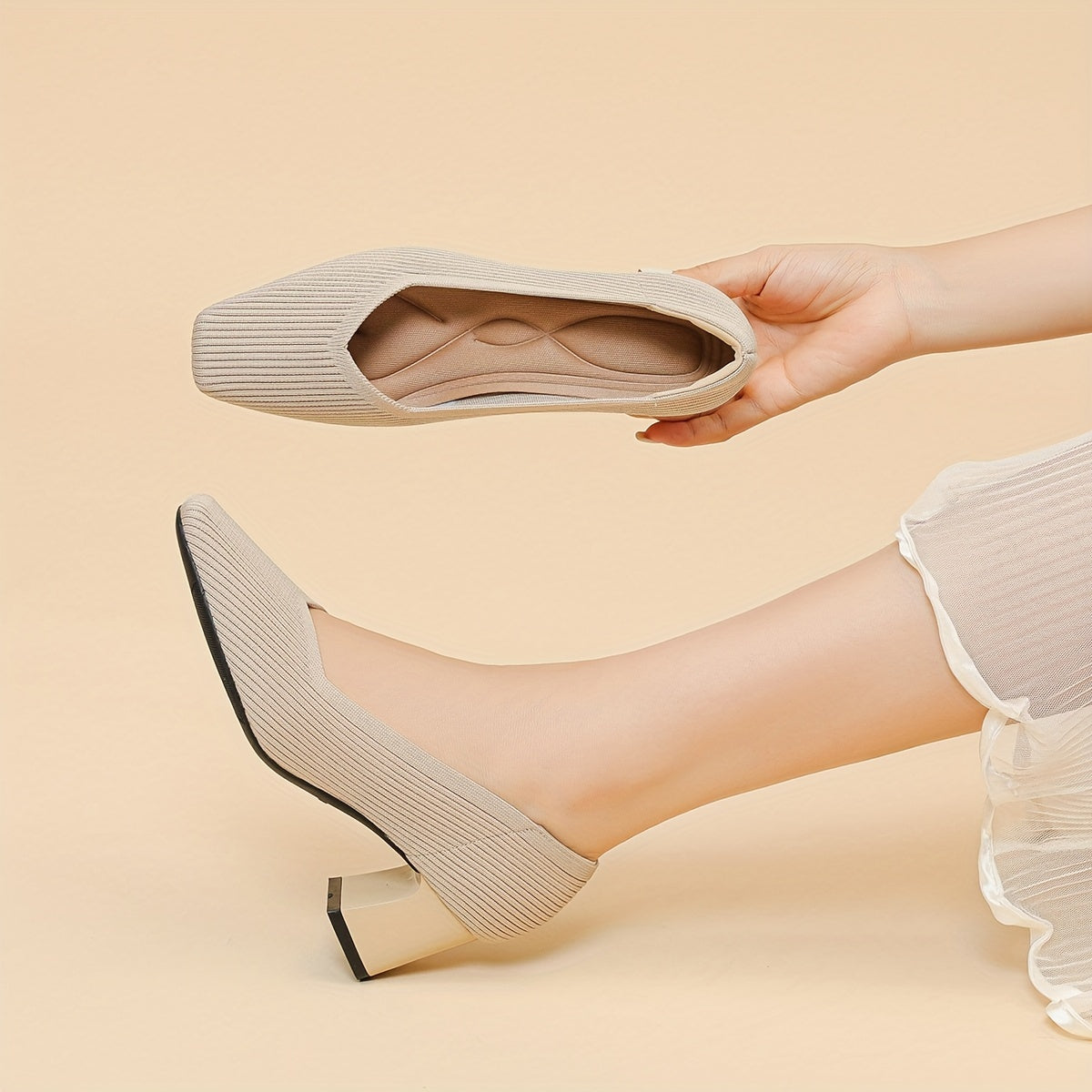 Marie™ – Bekväma pumps med stabil klack för smärtfritt stöd