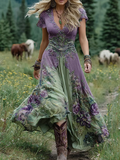 Isla™ | Vestido Maxi Colorido