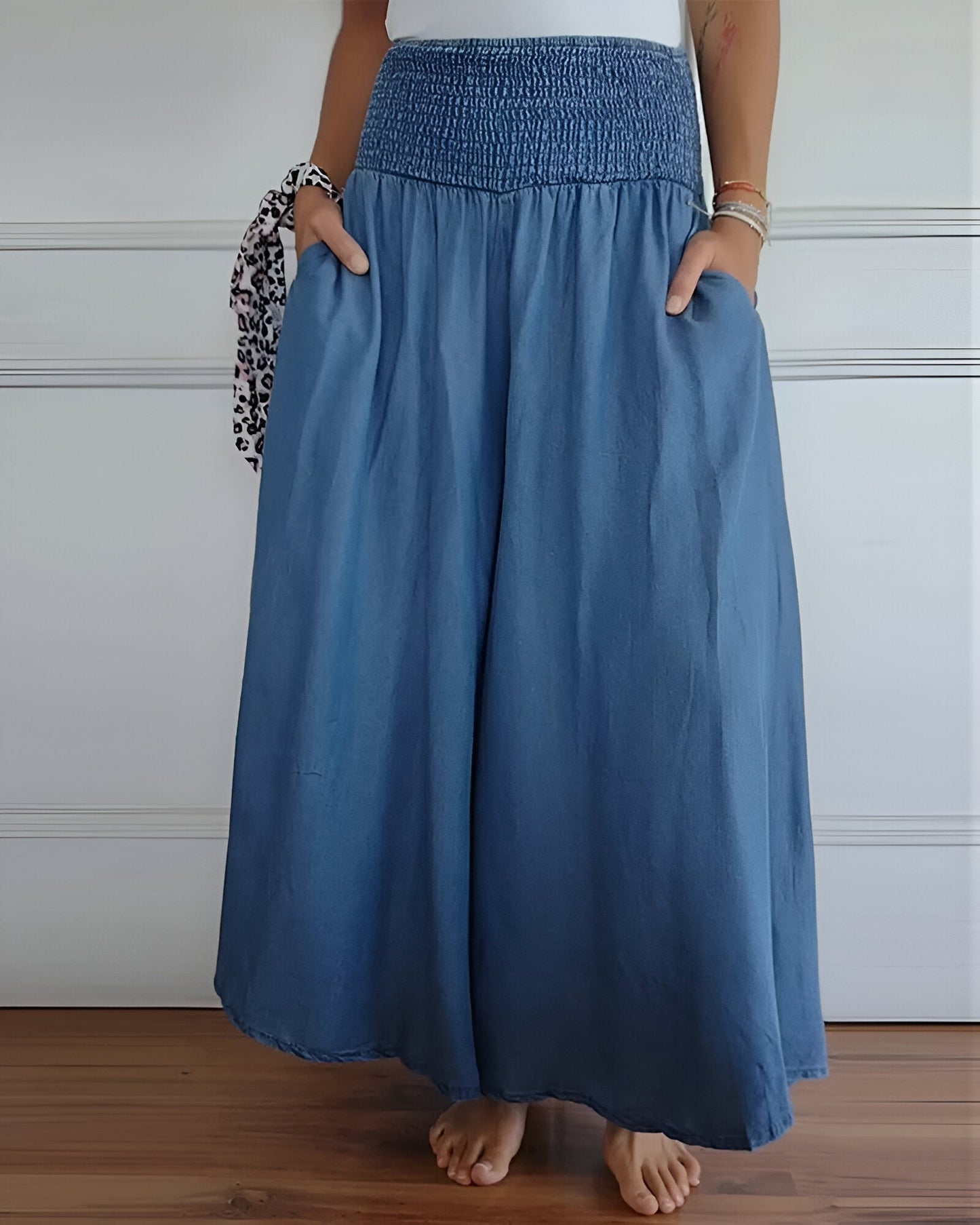 Comfortable pants with elastic waist