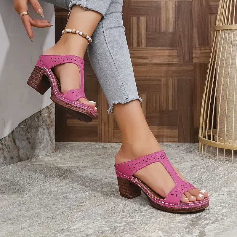 Aeja | Orthopädische Sandalen mit Blockabsatz
