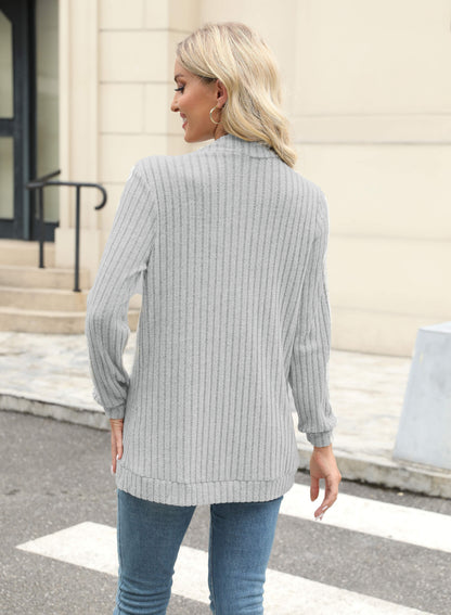 Veloura Edge™ Ribbed Pocket Top