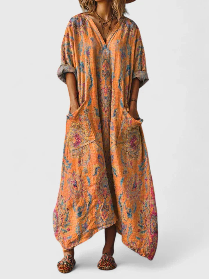 Chathumi - Elegantes Kleid Mit Aufdruck