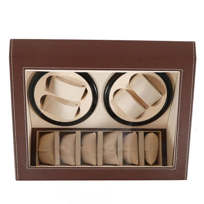 FörvarBillon® Quad - The Only Watch Winder with Ultra Silent (<5dB) Bi-Directional Japanese Motors | Designed by JesseVance Milan