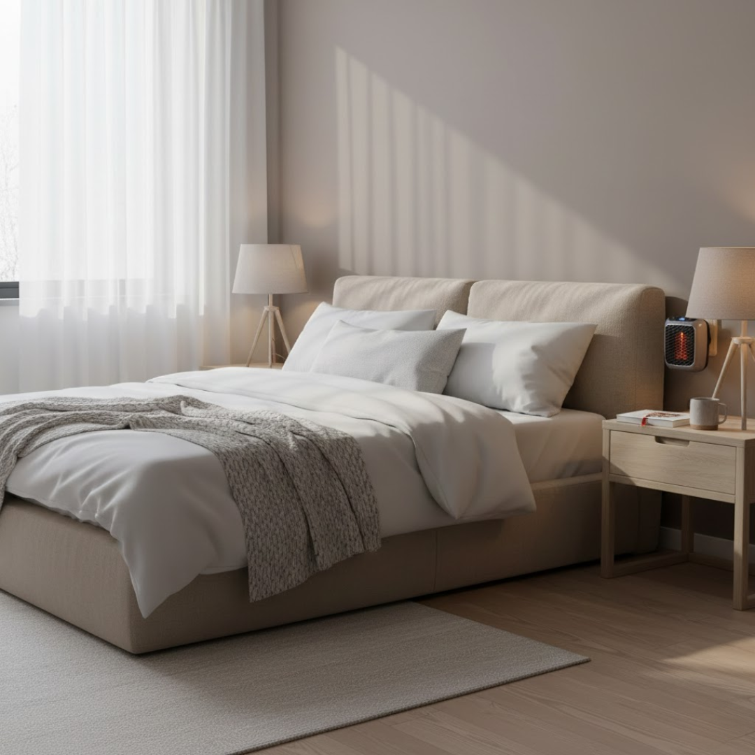 EcoHeat | Energiezuinige draagbare kachel met modern ontwerp