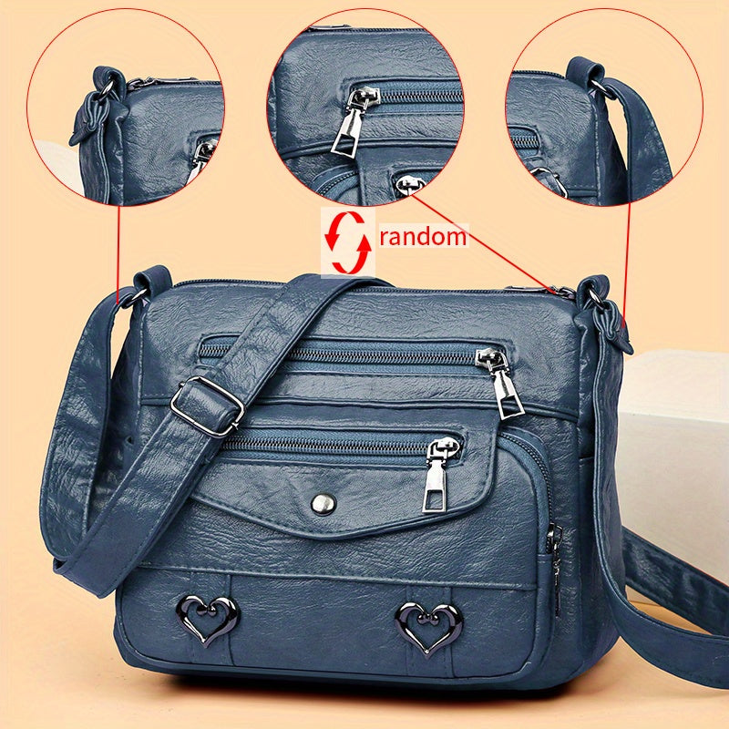 Scout - Multi-Pocket Leather Crossbody Bag