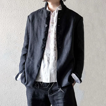 Japanse stijl Vintage Button Down Gentleman Jasje