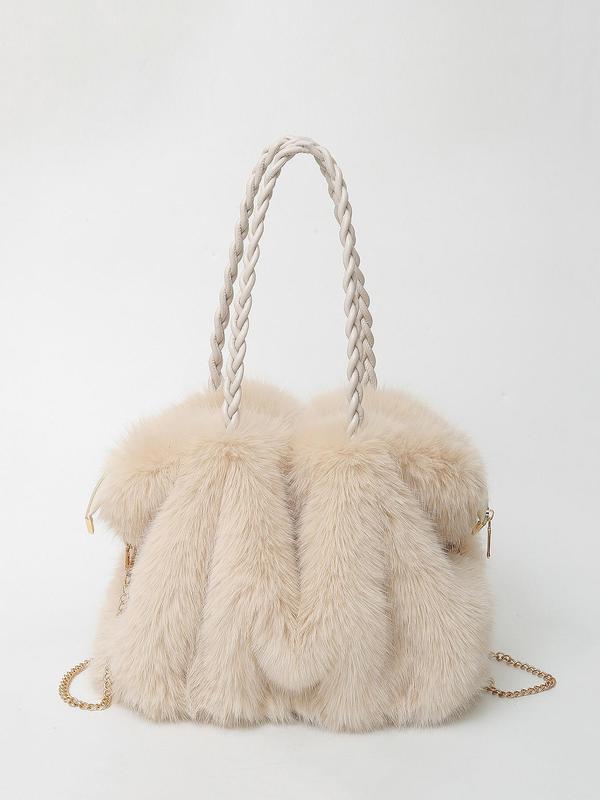 Elisa - Sac à bandoulière en velours peluche polyvalent