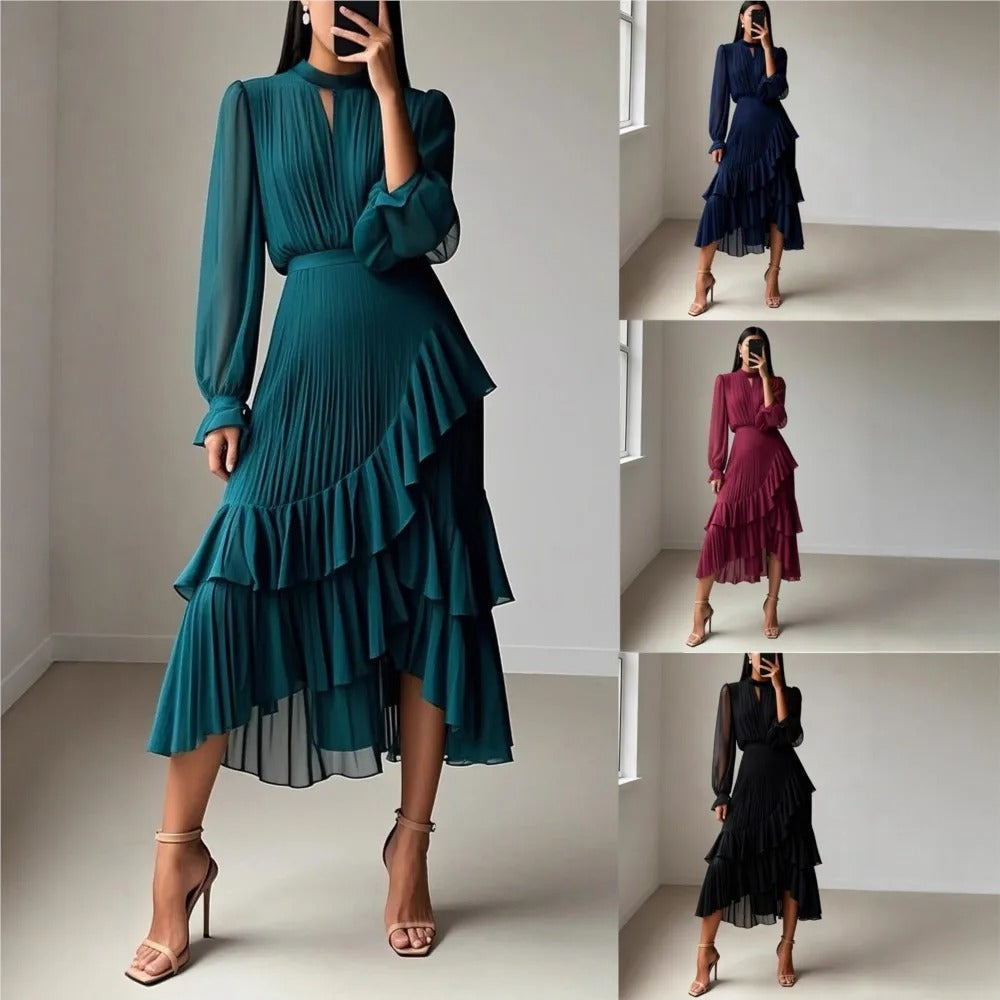 Ilze™ | Elegantā plisētā kleita