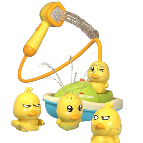 EendSpetter Badspeelgoed - Badeendjes Waterspeelgoed - Ukkenhuis