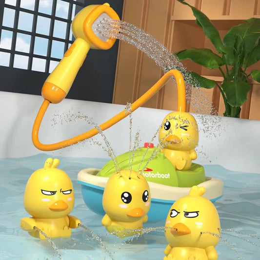 EendSpetter Badspeelgoed - Badeendjes Waterspeelgoed - Ukkenhuis