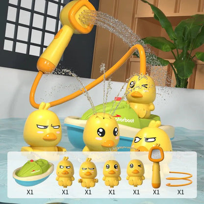 EendSpetter Badspeelgoed - Badeendjes Waterspeelgoed - Ukkenhuis