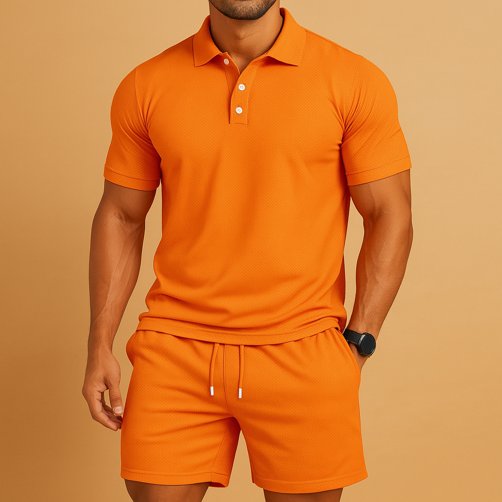 Ensemble Sportif Élégant pour Homme avec Tissu Respirant | Confort Optimal pour Été 1