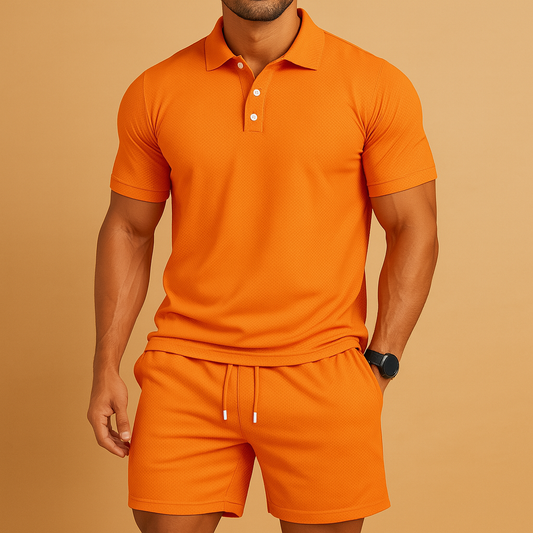 Ensemble Sportif Élégant pour Homme avec Tissu Respirant | Confort Optimal pour Été 1