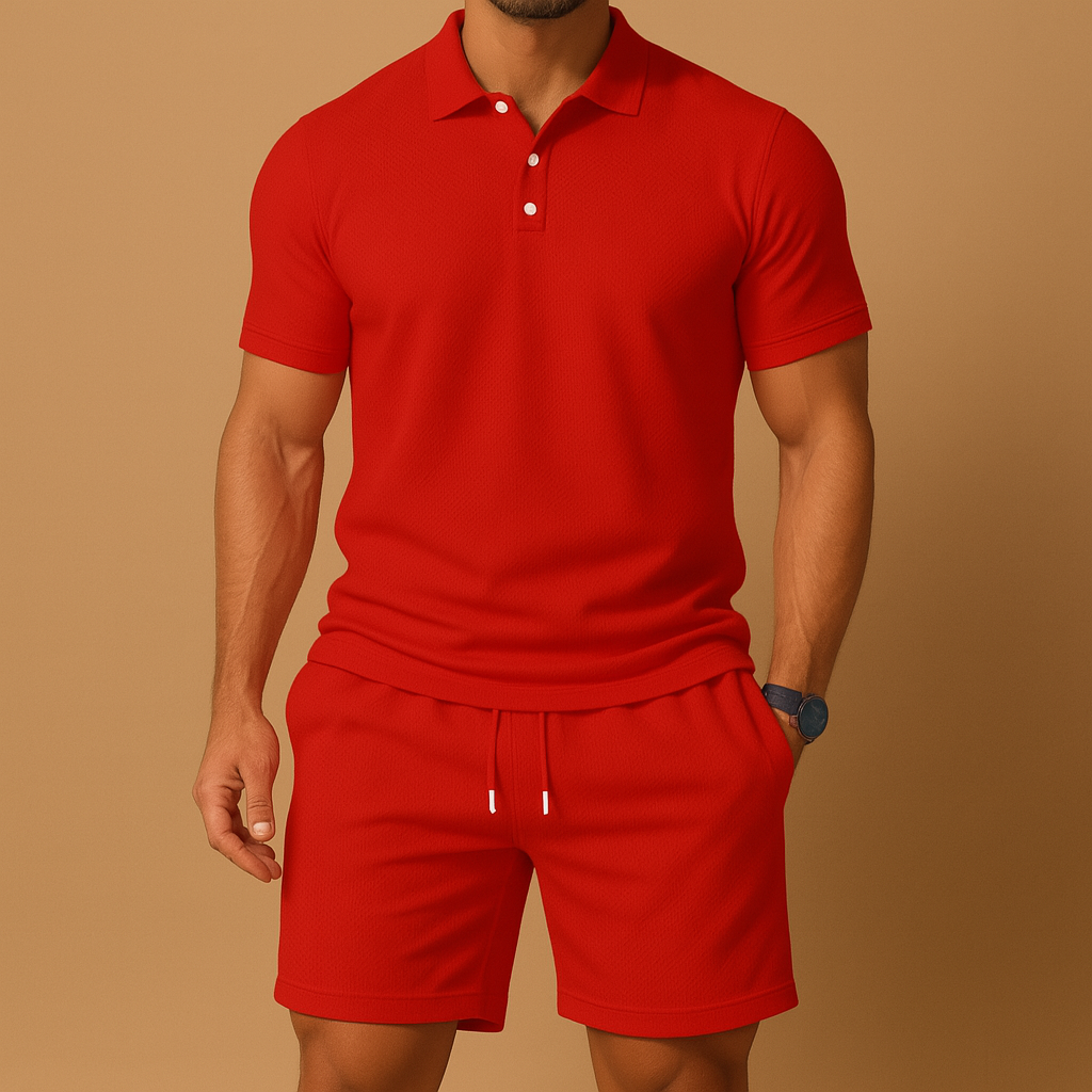 Ensemble Sportif Élégant pour Homme avec Tissu Respirant | Confort Optimal pour Été 2