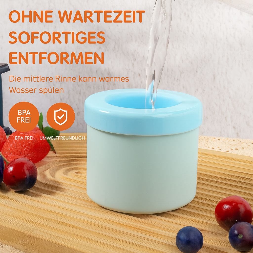 Eiswürfel aus Silikon | Wiederverwendbare Eiswürfelform | EisKlar
