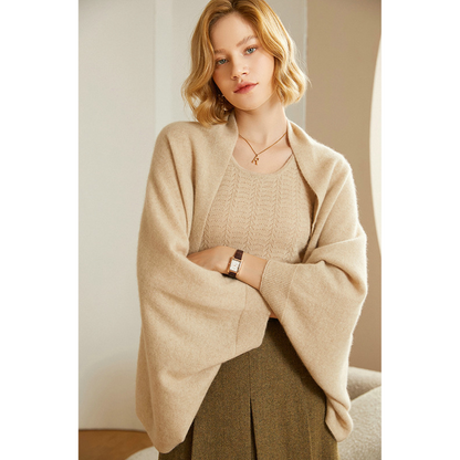 Châle élégant en maille pour femme – Accessoire de mode chaud et doux