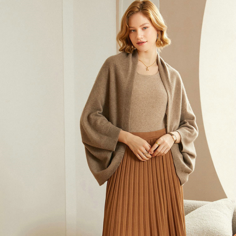 Châle élégant en maille pour femme – Accessoire de mode chaud et doux
