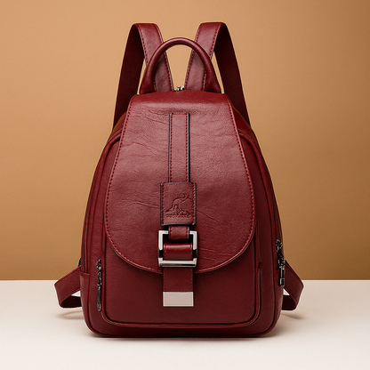 Sophie | Sac À Dos Minimaliste en PU pour Femme avec Design Élégant | Pratique et Polyvalent pour Tous les Jours 1