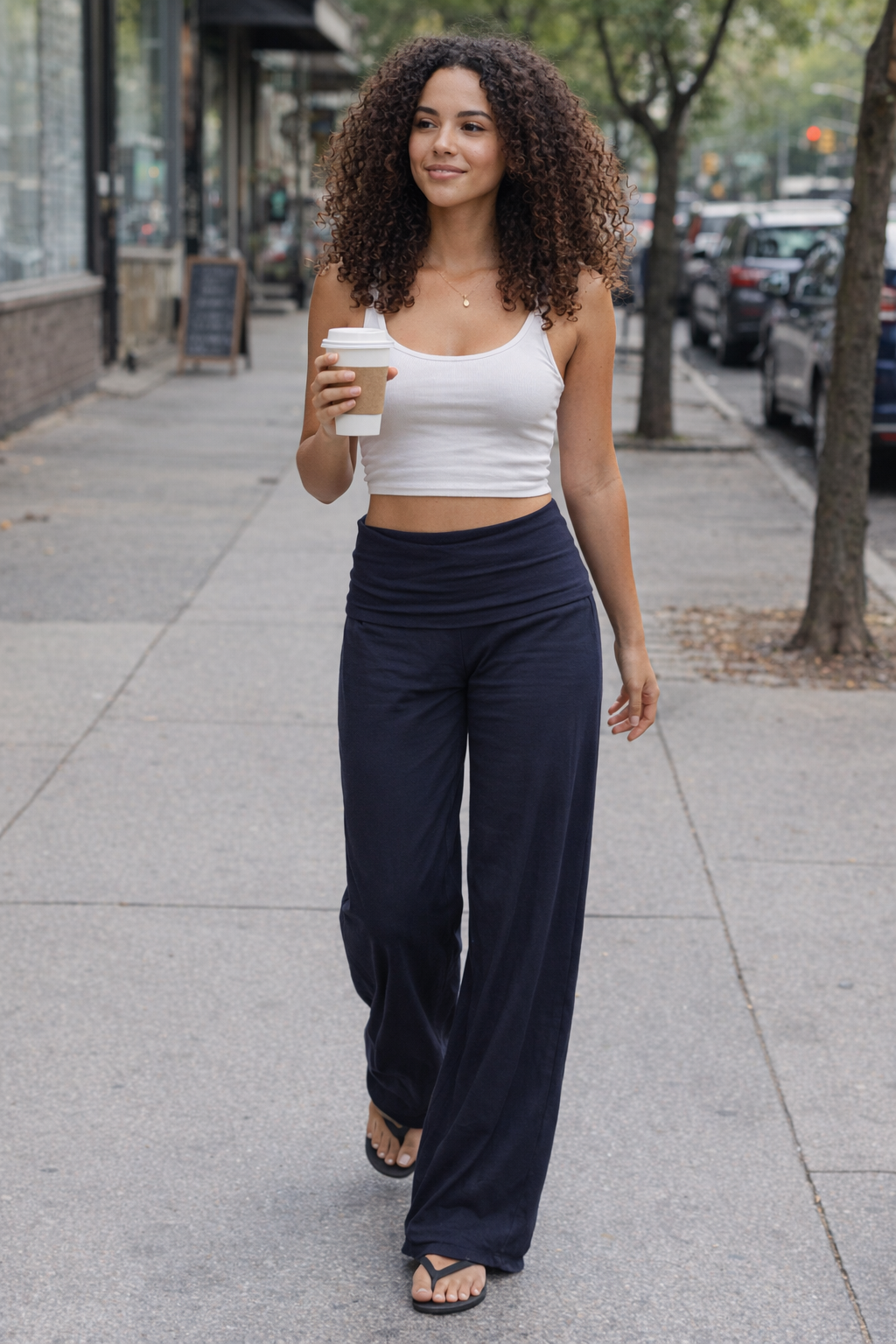 Elena | Pantalón de jersey relajado