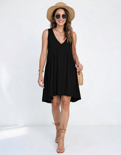 Elisa Soave™ Breezy Sleeveless Summer Mini Dress