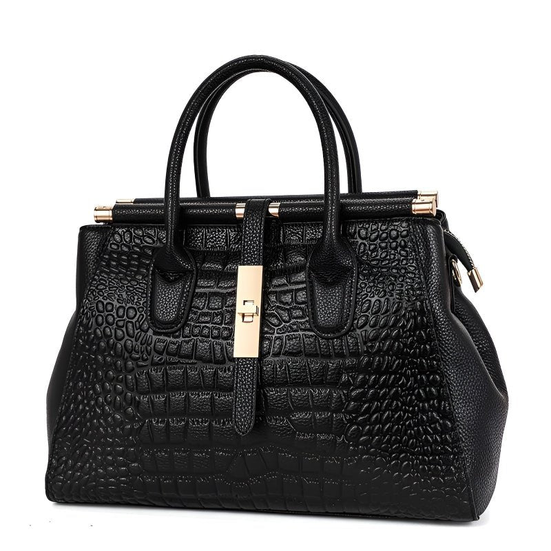 Elysian | Bolsa De Mão Em Couro Croc Premium Durável