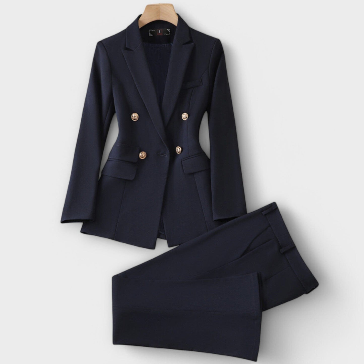 Emma – Conjunto de Chaqueta y Pantalones que realza tu elegancia y comodidad