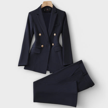 Emma – Conjunto de Chaqueta y Pantalones que realza tu elegancia y comodidad