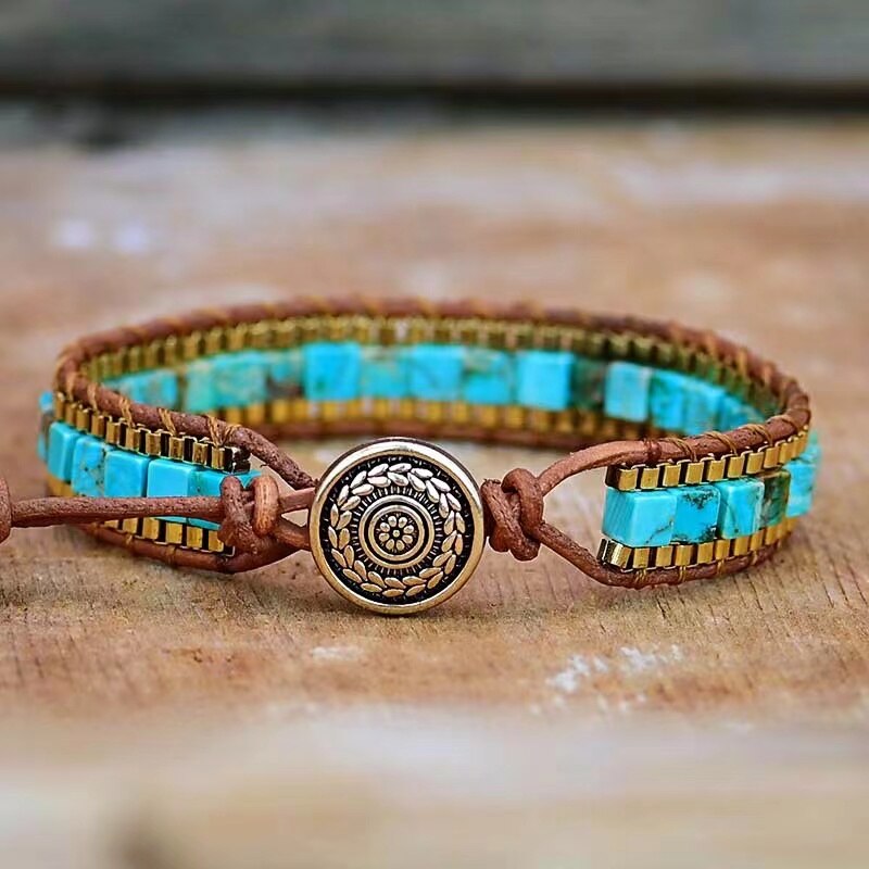 Emperor Stone Turquoise Bracelet - Cairos-Nora Luxe